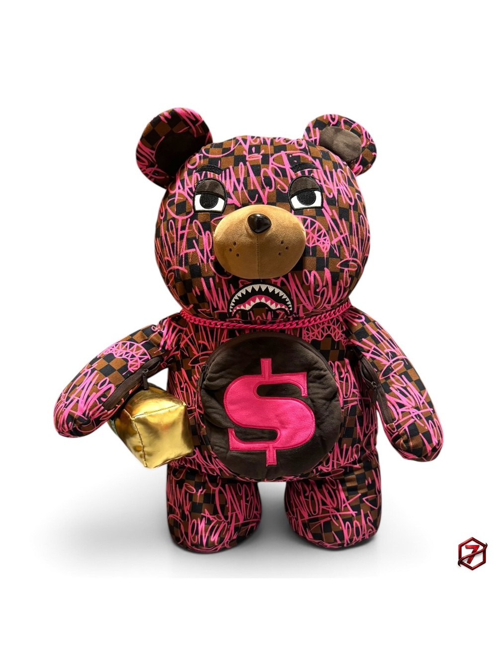 Sprayground Young Scribble Bear Backpack Mystery Bears Limited Edition 25”